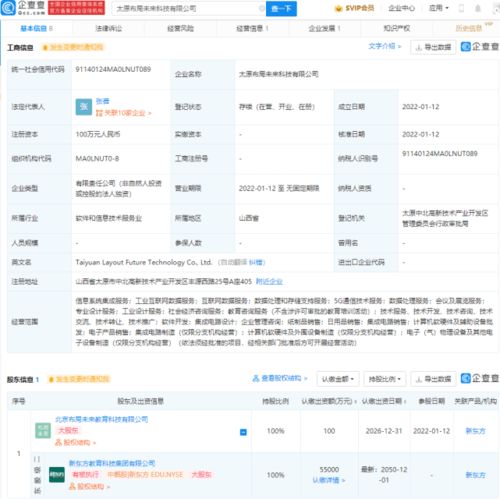 新东方成立未来科技公司 布局集成电路与基础软件服务